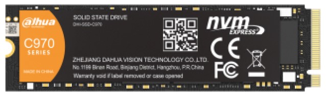 Накопитель SSD M.2 2280 Dahua DHI-SSD-C970N1TB C970 1TB PCIe4x4 3D NAND TLC, 4450/4280MB/s, IOPS 677K/763K, TBW 2000TB