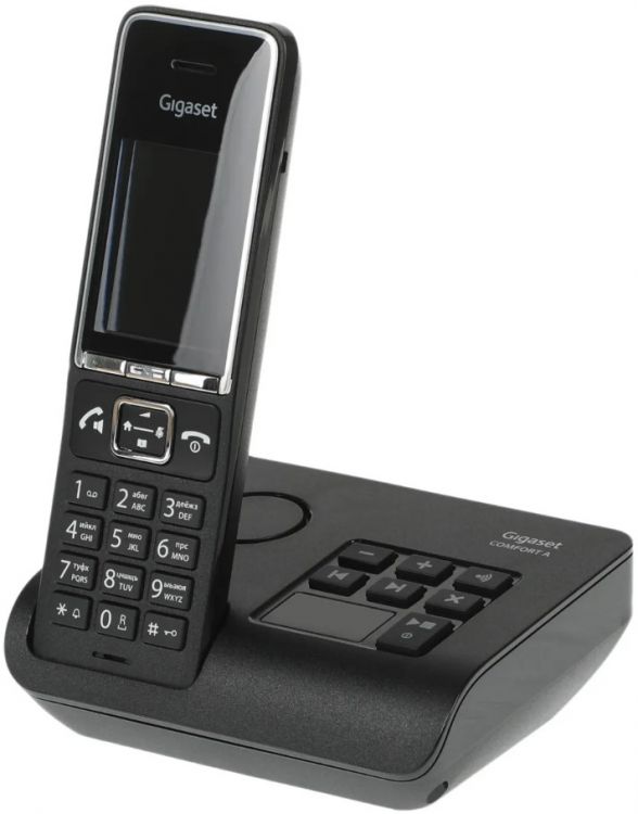   Xcom-Shop Телефон DECT Gigaset Comfort 550A S30852-H3021-S304 черный автоответчик