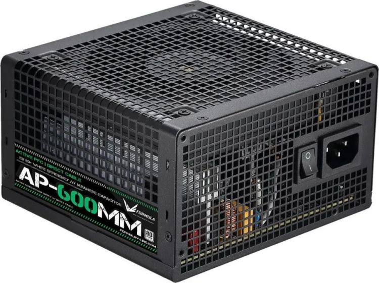 600-700W  Xcom-Shop Блок питания FORMULA AP-600ММ 600W, APFC, 80+ WHITE, 120mm fan, 6xSATA, RTL