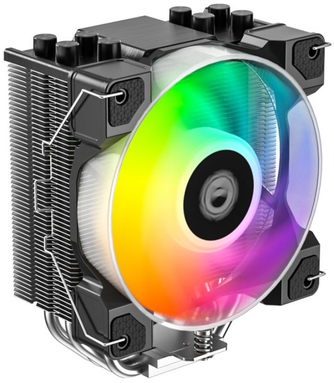 Кулер ID-Cooling SE-214-XT DF ARGB LGA115x/1200/1700/1851/AM4 (TDP 180W, 900-2000rpm, 31.5dBa, 56.5CFM, 4pin PWM ARGB)