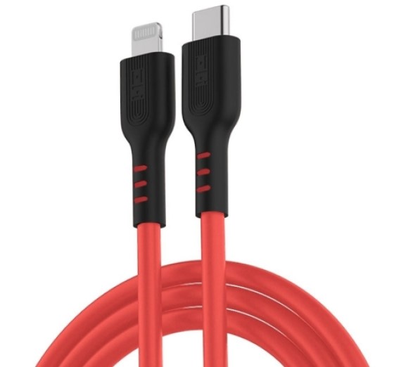 Кабель интерфейсный ZMI GL870 USB Type-C to Lightning silicone Cable red (1m)