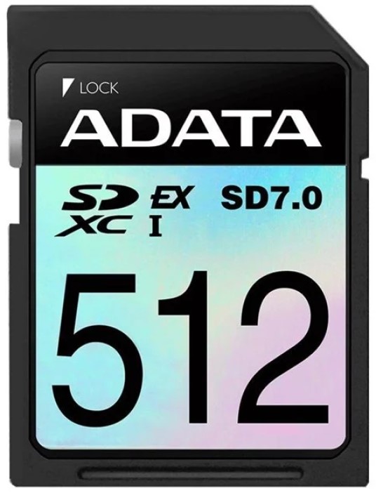 Карта памяти SDXC 512GB ADATA ASD512GEX3L1-C EXPRESS GEN3 L1 800/700 MB/s