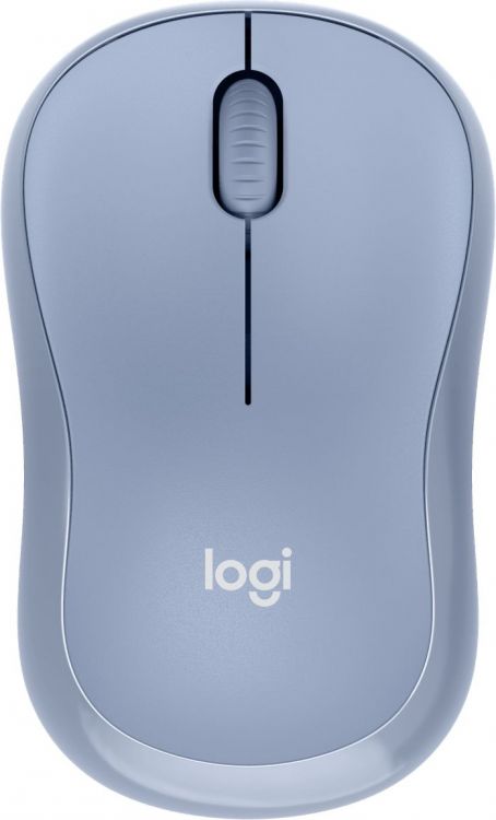 Мышь Wireless Logitech Silent M221 910-006111 голубой/серый оптическая 1000dpi USB 2but