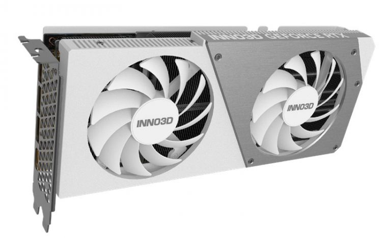 Видеокарта PCI-E Inno3D GeForce RTX 4070 SUPER TWIN X2 OC WHITE (N407S2-126XX-186162W) 12GB GDDR6X 192bit 5nm 1980/21000MHz 3*DP/HDMI RTL