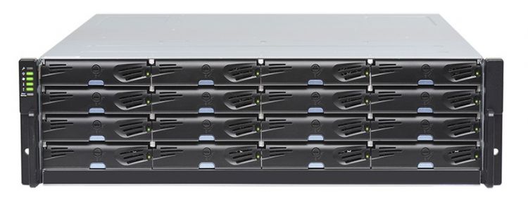 Система хранения данных Infortrend EonStor GS 2000 Gen2 GS2016R01C0FD-8U32 3U/16bay Dual controller, 2x12Gb/s SAS,8x1G iSCSI,+4 host boards,4x4GB,2x(P