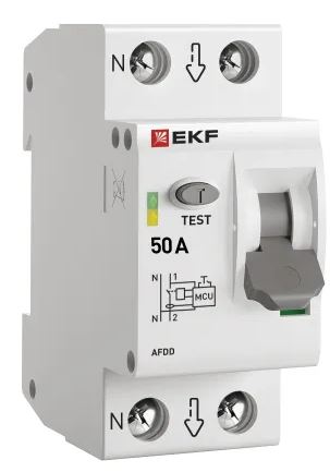 Устройство защиты от дугового пробоя EKF afdd-2-50-pro УЗДП 1P+N 50А PROxima