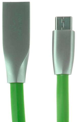 Кабель интерфейсный USB 2.0 Cablexpert CC-G-USBC01Gn-1M AM/Type-C, серия Gold, длина 1м, зеленый, блистер