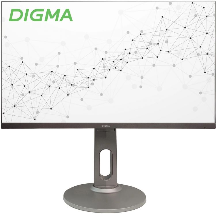  Монитор 27 Digma Progress 27P705Q DM27SB08 2560x1440 LED, 16:9, IPS, 300cd, 1000:1, 10M:1, 5ms, 178/178, DP, 2*HDMI, audio, 75Hz, Speakers, tilt, HAS