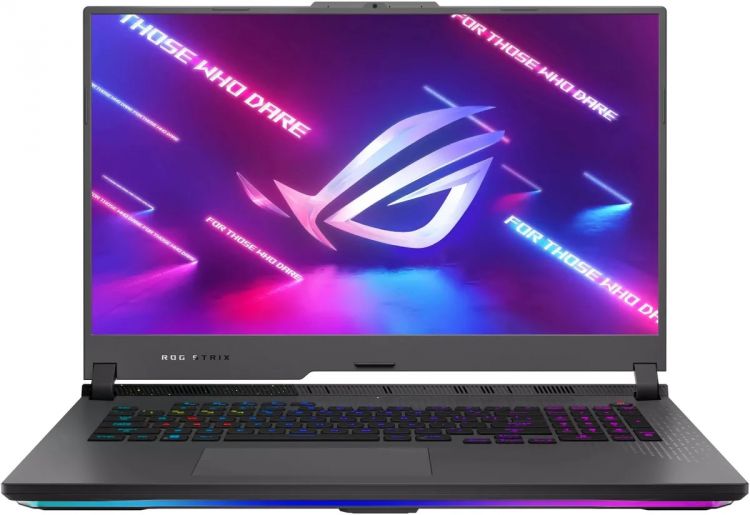 Ноутбук ASUS ROG Strix G17 G713PI-LL098W 90NR0GG4-M008C0 Ryzen 9 7845HX/32GB/1TB SSD/GeForce RTX4070 8GB/17.3 IPS WQHD/WiFi/BT/Cam/Win11Home/grey