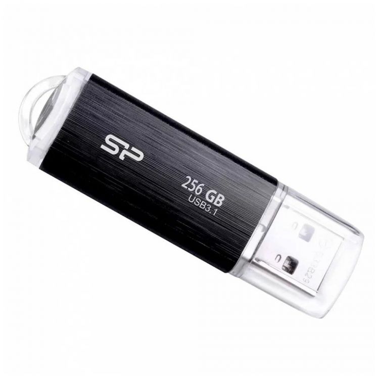 Накопитель USB 3.2 256GB Silicon Power Blaze B02 черный