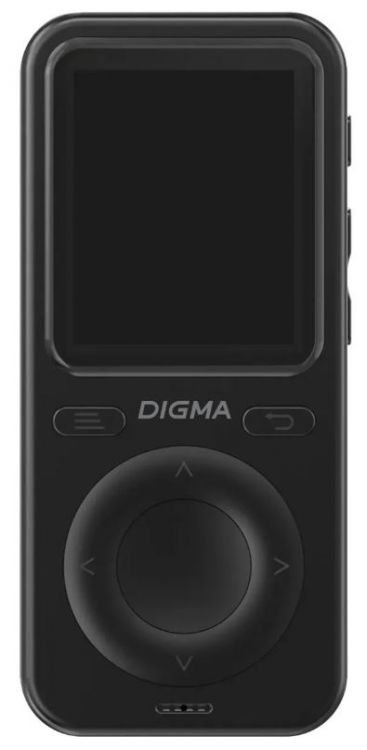 Плеер Digma B5B Hi-Fi Flash/8GB/1.77/FM/microSD/черный