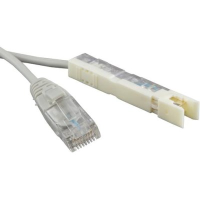 Кабель патч-корд Hyperline PC-110-RJ45-1P-CX-1M-LSZH-GY 110 тип-RJ45, 1 пара, LSZH, 1 м, серый