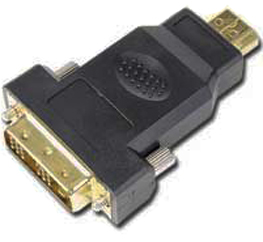 Переходник Cablexpert HDMI-DVI 19M/19M, золотые разъемы, пакет