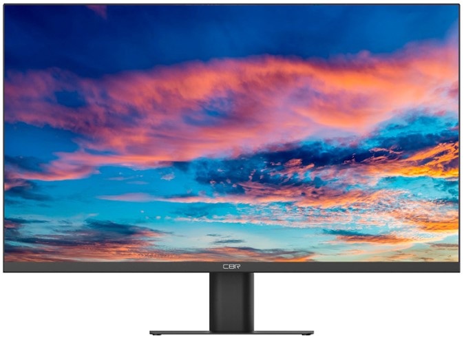 Монитор 27 CBR LCD-MF2702-OPC LCD безрамочный, IPS, 1920x1080, 75Гц, SPK, DP, HDMI, VGA, FreeSync, черный, кабели DP, HDMI, VGA 1.5м в комплекте