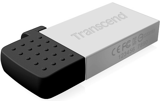 Накопитель USB 2.0 16GB Transcend JetFlash 380 TS16GJF380S серебристый