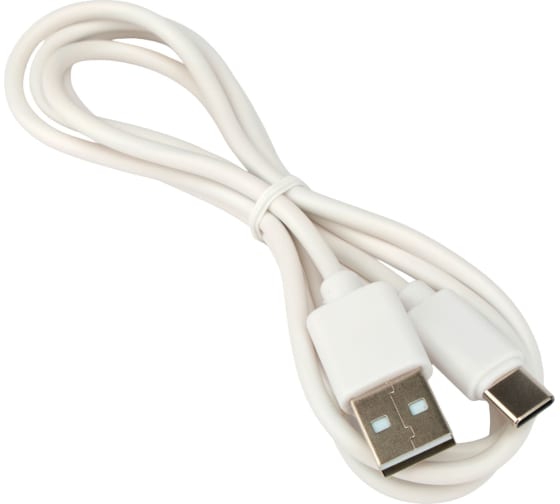 Кабель интерфейсный USB 2.0 Garnizon GCC-USB2-AMCM-1M-W AM/Type-C, медь,1м, белый, пакет