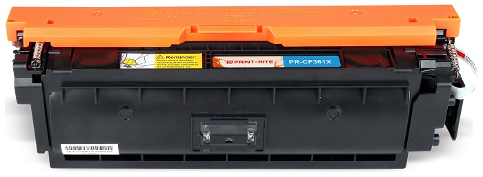 Картридж Print-Rite PR-CF361X CF361X голубой (9500стр.) для HP CLJ M552dn/M553dn/M553N/M553x