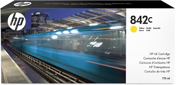 Картридж HP 842C C1Q56A желтый (775мл) для PageWide XL 8000