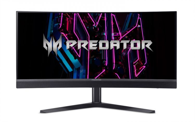 Монитор 34 Acer Predator X34Vbmiiphuzx UM.CXXEE.V01 3440x1440 mini-LED, 21:9, OLED, 1000cd, 1500:1, 1.5M:1, 0,03ms, 178/178, DP, 2*HDMI, USB Type-C,