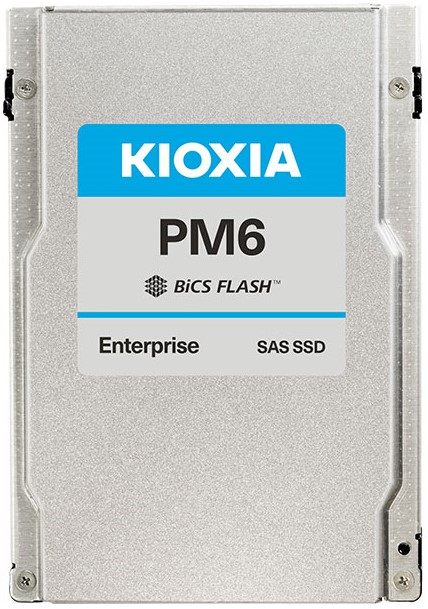 Накопитель SSD 2.5'' Toshiba (KIOXIA) Enterprise KPM61RUG7T68 Kioxia PM6-R 7.68TB, SAS 24Gbit/s, 4150/3700MB/s, IOPS 595K/155K, MTTF 2,5M, 1 DWPD, TLC