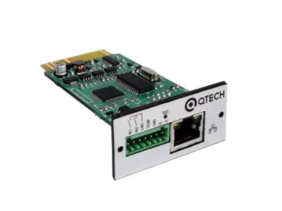 Контроллер QTECH QFC-PBIC-LITE-REV.2 удаленного мониторинга SNMP для ИБП c датчиком температуры и сухими контактами