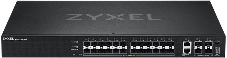 Коммутатор ZYXEL NebulaFlex Pro XGS2220-30F rack 19, 24xSFP, 2xRJ-45: 1/2.5/5/10G, 4xSFP+