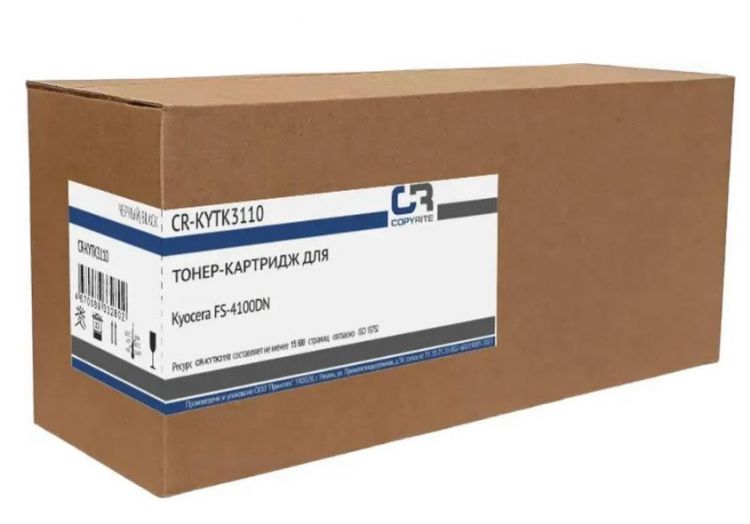 Тонер-картридж CopyRite CR-KYTK3110 для Kyocera FS-4100DN, TK-3110, 15500 стр, black