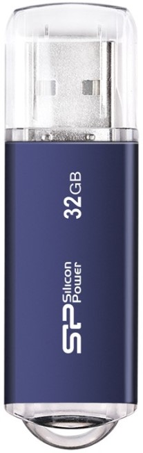 Накопитель USB 2.0 32GB Silicon Power SP032GBUF2M01V1B Ultima II синий