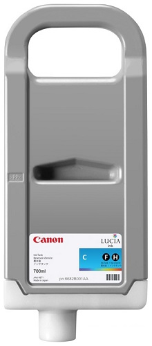 CANON картриджи для широкоформатных принтеров  Xcom-Shop Картридж Canon PFI-707 C 9822B001 Cyan для iPF 830/840/850 700ml