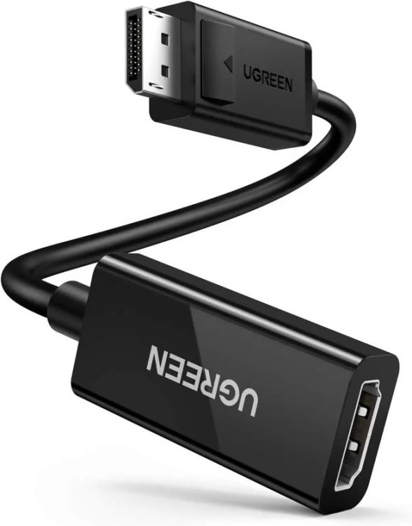 Конвертер UGREEN MM137 70694 DP/HDMI Female, 4K*2K, 60Hz, 25см, black