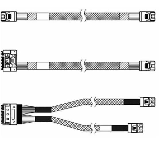 Кабель Lenovo 4X97A81455 ThinkSystem SR250 V2 X350/X40 RAID Cable Kit