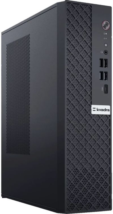 Компьютер YADRO KVADRA TAU SFF Y20SYSCAS201R_B3B4FF i3-13100, 8GB 3200 (1x8GB), 256GB SSD, Internal Graphics,WiFi/BT, noDVD, no keyboard, no mouse, Bl