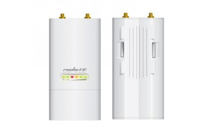 Точка доступа Ubiquiti Rocket M2 всепогодная Wi-Fi/TDMA AP/bridge/CPE. 802.11n, 2,4 ГГц, 2 разъема RP-SMA