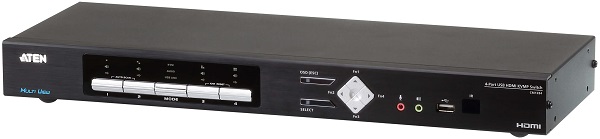 4-х портовые  Xcom-Shop Коммутатор Aten CM1284-AT-G 4-портовый 4K USB HDMI Multi-View KVMP