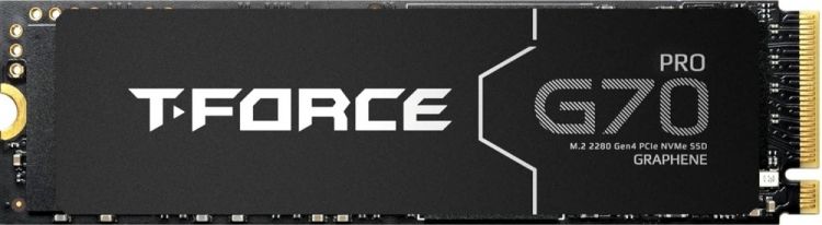 Накопитель SSD M.2 2280 Team Group T-FORCE G70 PRO TM8FFH001T0C129 1TB, 7400/5500MB/s, PCIe 4.0 x4, NVMe, TLC, 740 TBW