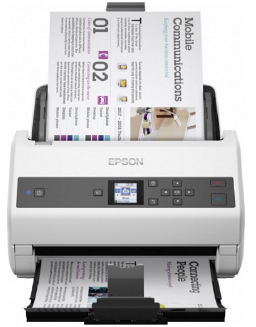 Сканер Epson WorkForce DS-870 B11B250401 А4, 600x600 dpi, протяжный