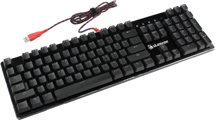 Клавиатура A4Tech Bloody B820R черная/черная,RED SWITCH, USB, LED (397123)