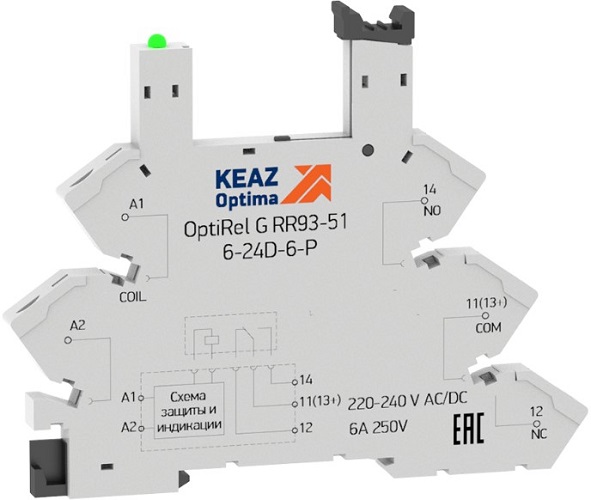 Разъем КЭАЗ 281162 OptiRel G RR93-01-220-240U-6-V