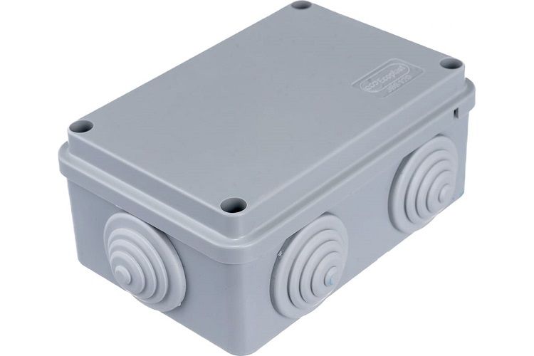 Коробка распределительная Ecoplast 44008 JBS120 о/п120х80х50, 6 вых., IP55