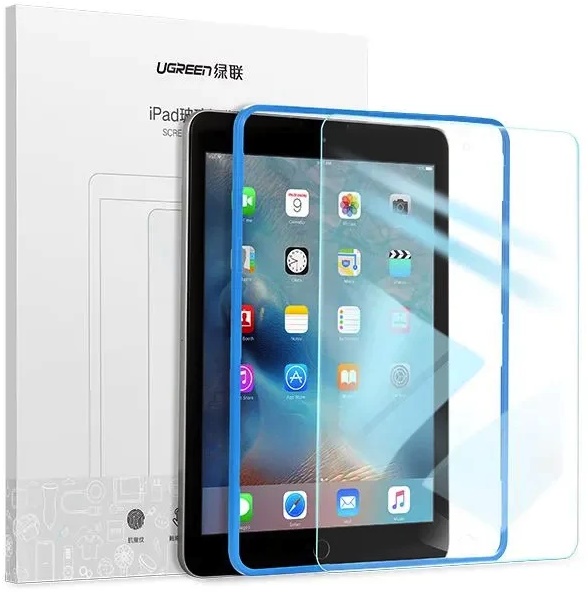 Защитный экран UGREEN SP115 60535_ из закаленного стекла для iPad Pro 12.9 Tempered Glass Screen Protector с комплектом для установки. Цвет: прозрачн