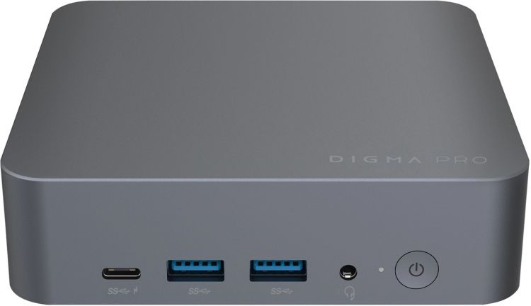 Неттоп Digma Pro Minimax X1 DPP5-ADXW04 i5-12450H/16GB/512GB SSD/UHD graphics/noDVD/2*GbitEth/3*USB Type-C/4*USB 3.2/HDMI/DP/60W/Win11Pro/grey