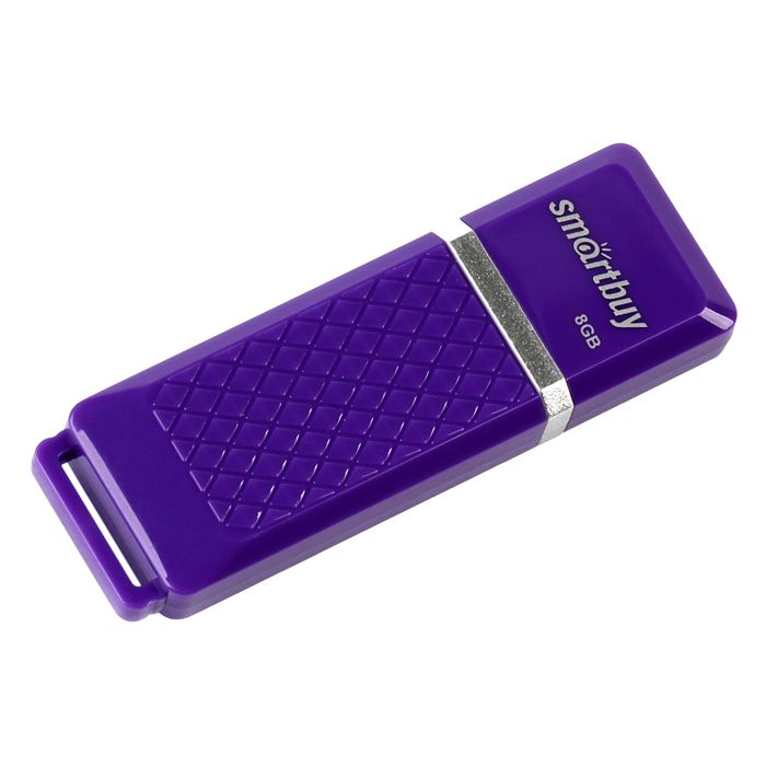 Накопитель USB 2.0 8GB SmartBuy SB8GBQZ-V Quartz фиолетовый