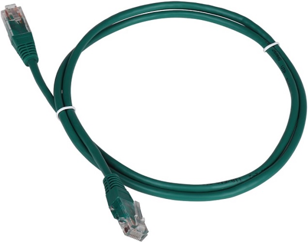 Кабель патч-корд U/UTP 6 кат. 0,5м Lanmaster LAN-PC45/U6-0.5-GN RJ45 - RJ45, 4 пары, зеленый, LSZH