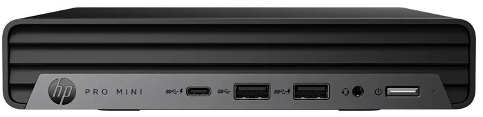 Компьютер HP Pro 400 Mini G9 937L1EA i3 14100T/8GB/256GB SSD/UHD graphics/WiFi/BT/90W/USB kbd/USB mouse/noOS/black