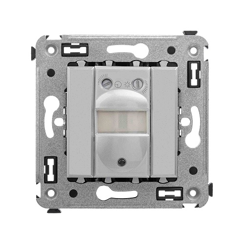 Датчик движения DKC 4404143 в стену, Закаленная сталь, 2 модуля, Avanti