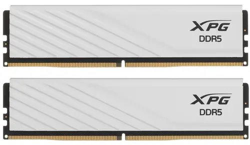 Модуль памяти DDR5 32GB (2*16GB) ADATA AX5U6000C3016G-DTLABWH XPG Lancer Blade white PC5-48000 6000MHz CL30 1.35V