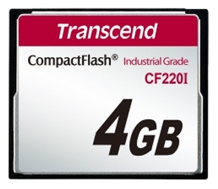 Compact Flash (CF) Промышленная карта памяти CompactFlash 4GB Transcend TS4GCF220I Compact Flash 220x Industrial