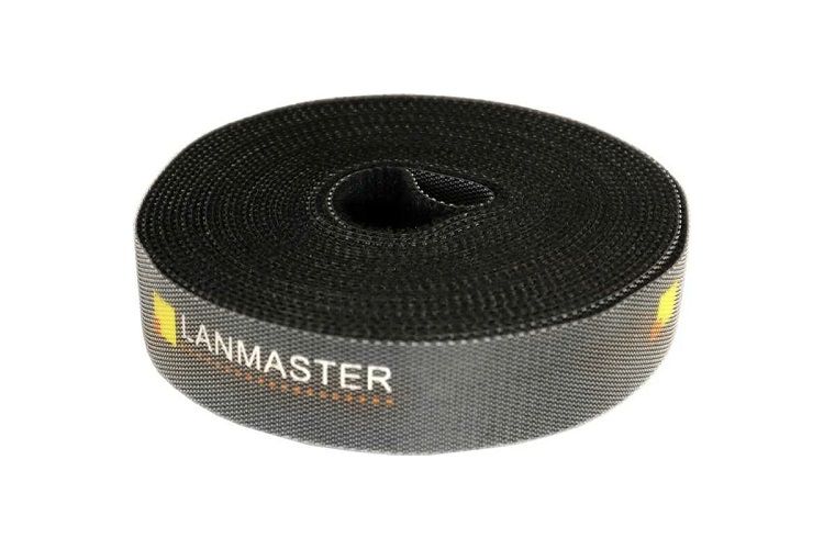 Хомут Lanmaster LAN-VCM5M-BK липучка шириной 20 мм, 5 м, черный