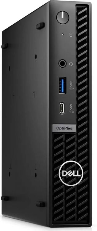 Компьютер Dell Optiplex 7020 Micro i7-14700T/16GB/512GB SSD/UHD graphics/GbitEth/260W/USB kbd/USB mouse/Linux Ubuntu/black