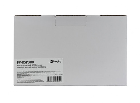 Картридж Fplus FP-RSP300 черный, 1 500 страниц, для Ricoh моделей Aficio SP300/300DN